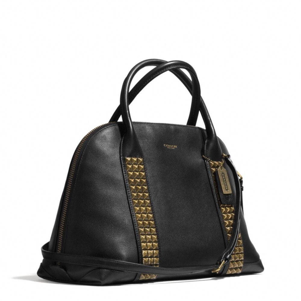 🛑SOLD🛑COACH Bleecker Studded Preston Satchel - Picture 2 of 8